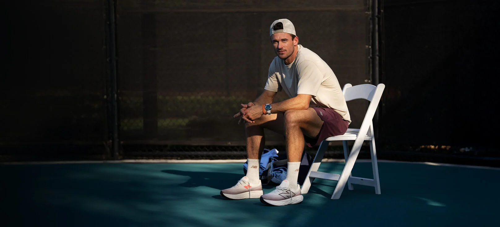 Tommy Paul portant la Fresh Foam